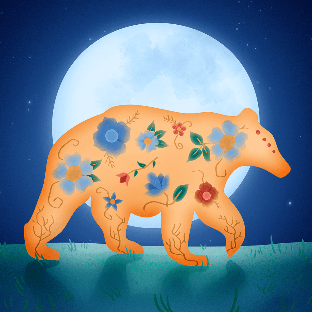 Spring Bear Meditation